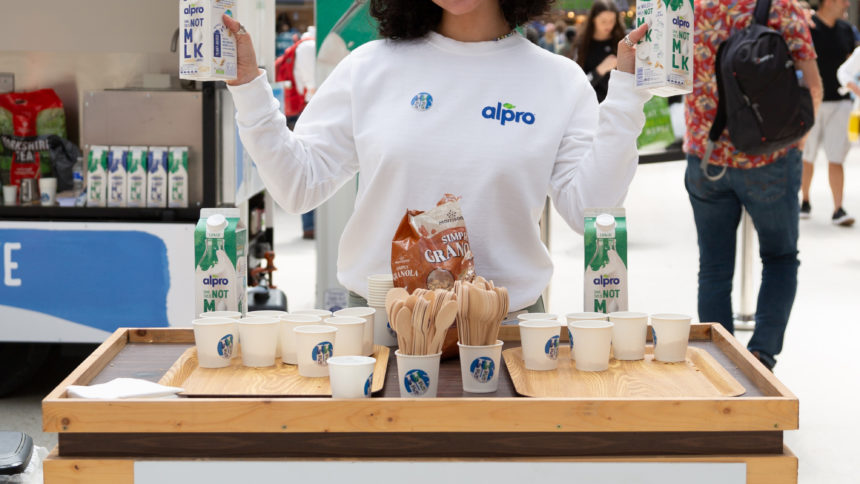 How has footfall shifted since the pandemic? Alpro-at-Waterloo-38